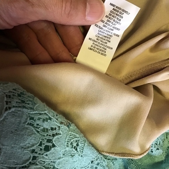 Jodi Kristopher NWT Mint green lace sun dress - Picture 4 of 11